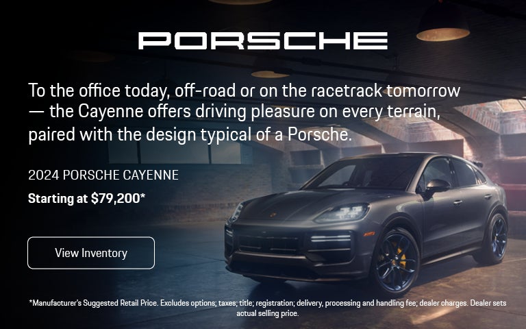 To the office today, off-road or on the racetrack tomorrow — the Cayenne offers driving pleasure on every terrain, paired with the design typical of a Porsche.